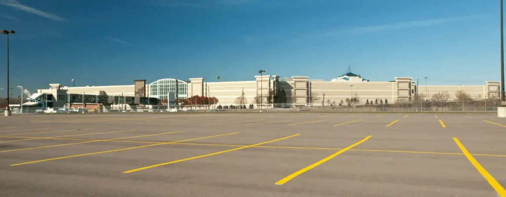 A picture of parking lot- Hardstands
